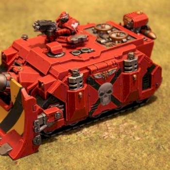 Blood Angels Vindicator by Xeanee
