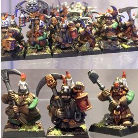 Dwarf Miners by WingedHussar