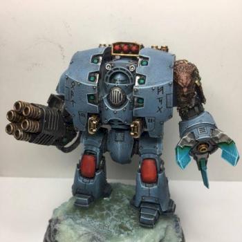 space wolves leviathan siege dreadnaught by Notio