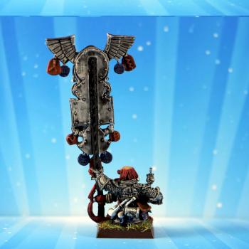 Dwarf Army Standard Bearer by belgun