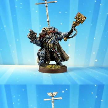 Space Wolf Priest Gamesday by belgun