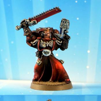 Space Marines Dark Angels Sergeant by belgun