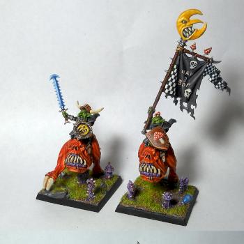 Night Goblin Warboss on Great Cave Squig by Zoggi