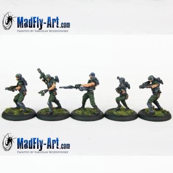 AVP USCM Marines by MadFlyArtStudio
