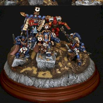 Marneus Calgar and Honour Guard by Zhellutak