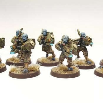 Tau Strike Team #1 by Shypa