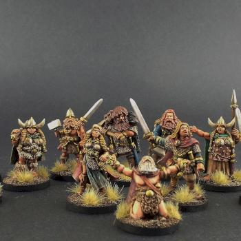 28mm Wargames Foundry Vikings ~ Forced Limited Palette style, by avalonindustries2040