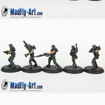 AVP USCM Marines by MadFlyArtStudio
