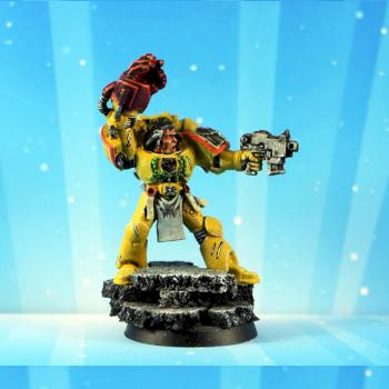 Space Marine Imperial Fist by belgun