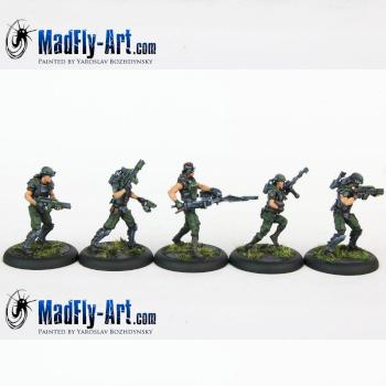 AVP USCM Marines by MadFlyArtStudio
