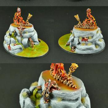 Warhammer 40k Khorne Bloodthirster base by Topminiatures