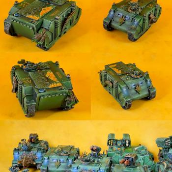 Warhammer 40k Space marines Salamanders Rhino by Topminiatures