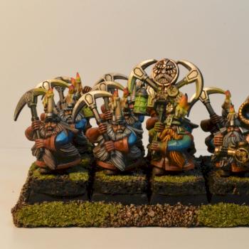 Battle for Skull Pass Dwarf Miners by vlaxes