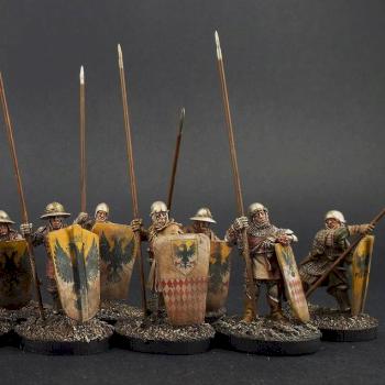 28mm Claymore Castings ~ French Paviser's ~ by avalonindustries2040
