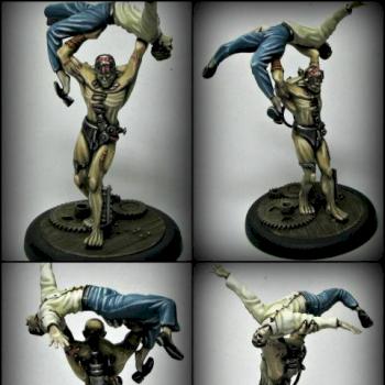 Flesh Construct with Victim by Bonczek