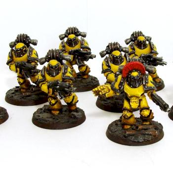 Imperial Fists Tactical Squad HORUS HERESY by Kalin