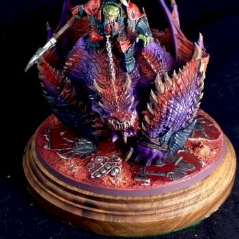 Orruk Warboss on Maw Krusha by Mckennasminiatures