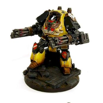 Imperial Fists Contemptor-Mortis Dreadnought HORUS HERESY by Kalin