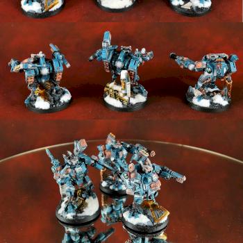 Warhammer 40k Tau Empire Tau XV8 Crisis Suits by Topminiatures