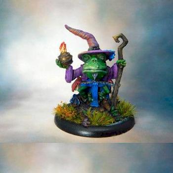 frog/toad wizard by The Huntress