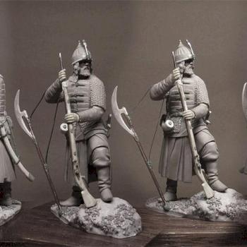 Russian musketeer times of Ivan the Terrible. 54 mm. by Gissar
