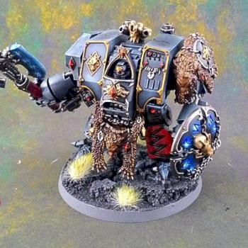 Space Wolves Venerable Dreadnought by malinek28