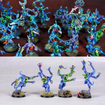 Warhammer 40k Chaos Daemons Pink Horrors of Tzeentch by Topminiatures