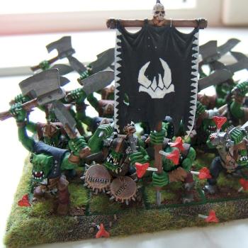 My orc boyz by SteveChamberlain