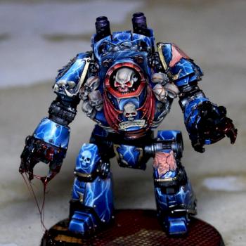 NightLords contemptor dreadnought by Gruumsh