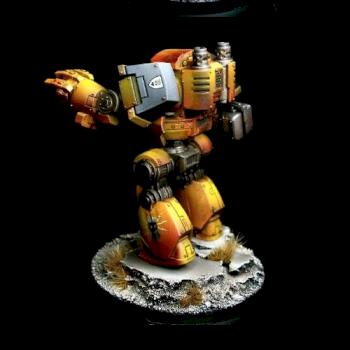 Imperial Fists Contemptor Dreadnought by goblet
