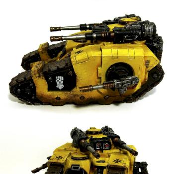 Imperial Fists Sicaran Battle Tank HORUS HERESY by Kalin