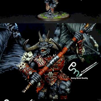 DAEMONS OF CHAOS KHORNE BLOODTHIRSTER by perfectminiaturecom