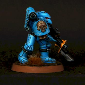 Imperial space marine. by Ochakovo_paints