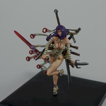 Kingdom Death White Speaker Sword Hunter by BlueDorian