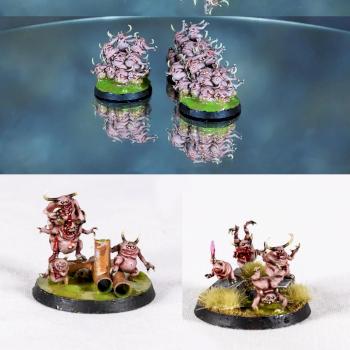 Warhammer 40k Chaos Daemons Nurglings by Topminiatures