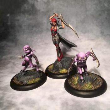 Malifaux Lilith and Terror Tots by NobriZ