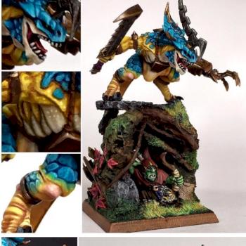 seraphon Oldblood Conversion - Starblood's Prey by Xlanax_lot