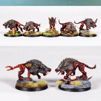 Warhammer 40k Chaos Warhounds by Topminiatures