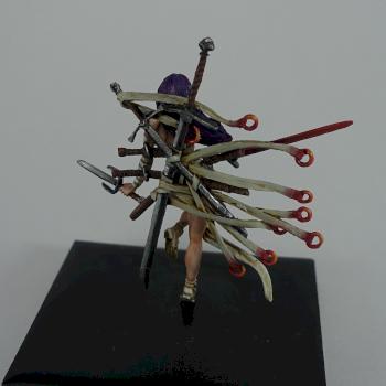 Kingdom Death White Speaker Sword Hunter by BlueDorian