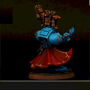 Space marines' librarian. by Ochakovo_paints