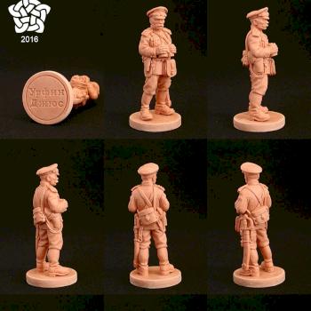 Russian officer, WWI by phantom