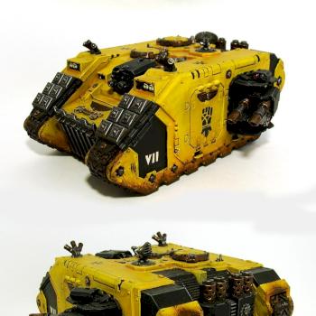 Imperial Fists Land Raider Phobos HORUS HERESY by Kalin