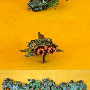 Warhammer 40k Space marines Salamanders Land Speeder by Topminiatures