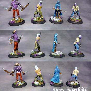 Malifaux - Angel Eyes, Scion of black blood and bloodwretches by Grey Kardinal