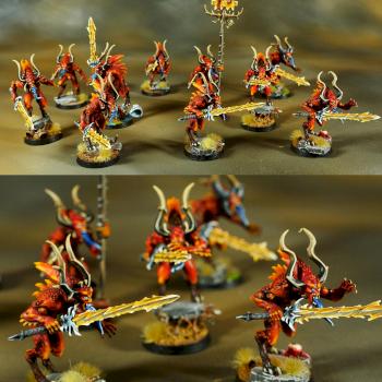 Warhammer 40k Chaos Daemons Khorne Bloodletters by Topminiatures