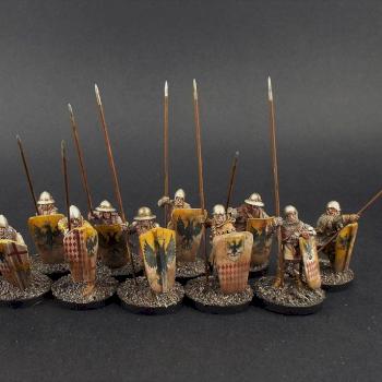 28mm Claymore Castings ~ French Paviser's ~ by avalonindustries2040