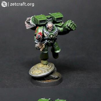 Dark Angels Assault Marine Sgt. by zulus