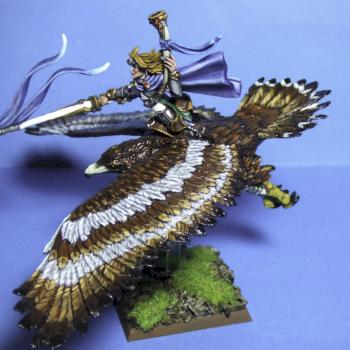 Alto elfo en águila by The General