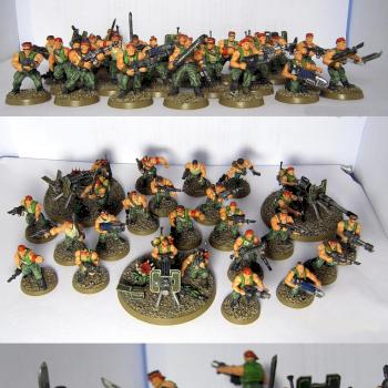 25 Catachans by Hellogre