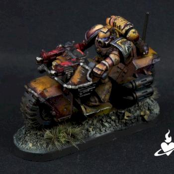 Imperial Fists Bike - Flame Warrior by Fonsy